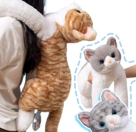 CatCuddle Weighted Cat Plush Toy — Calming Modern Comfort