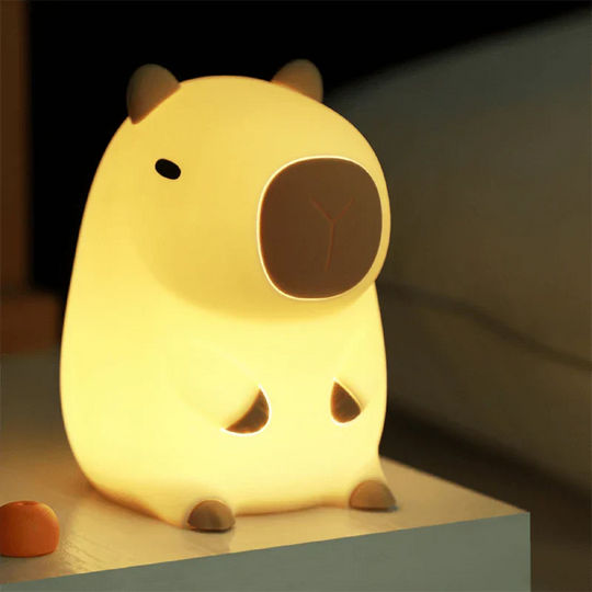 Capybara Glow Night Lamp Kids Night Light — Calm Modern Sleep Companion