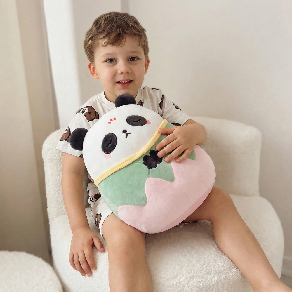 HushPanda Kids Panda Plush Toy — Clean Modern Quality Companion