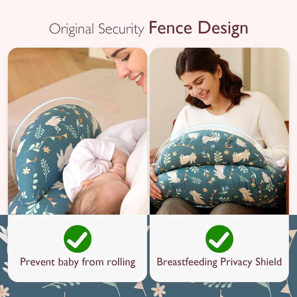 CuddleEase Baby Feeding Pillow Nursing Pillow — Secure Quality