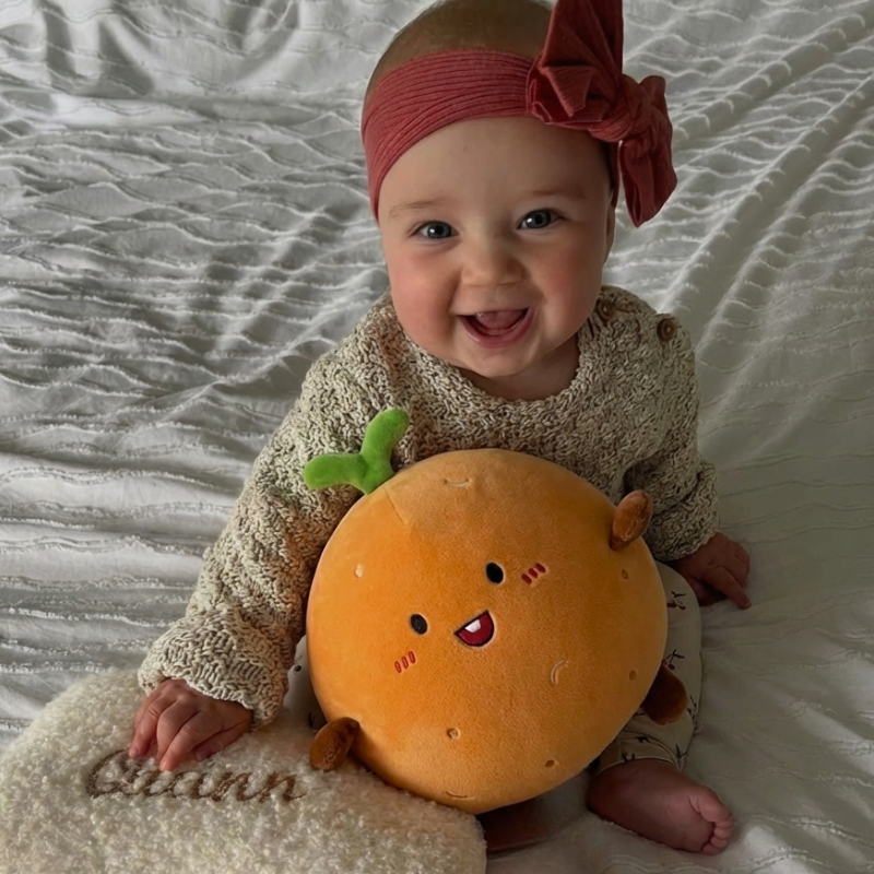 Snuggle Spud Potato Plush Toy — Clean Modern Quality for Kids