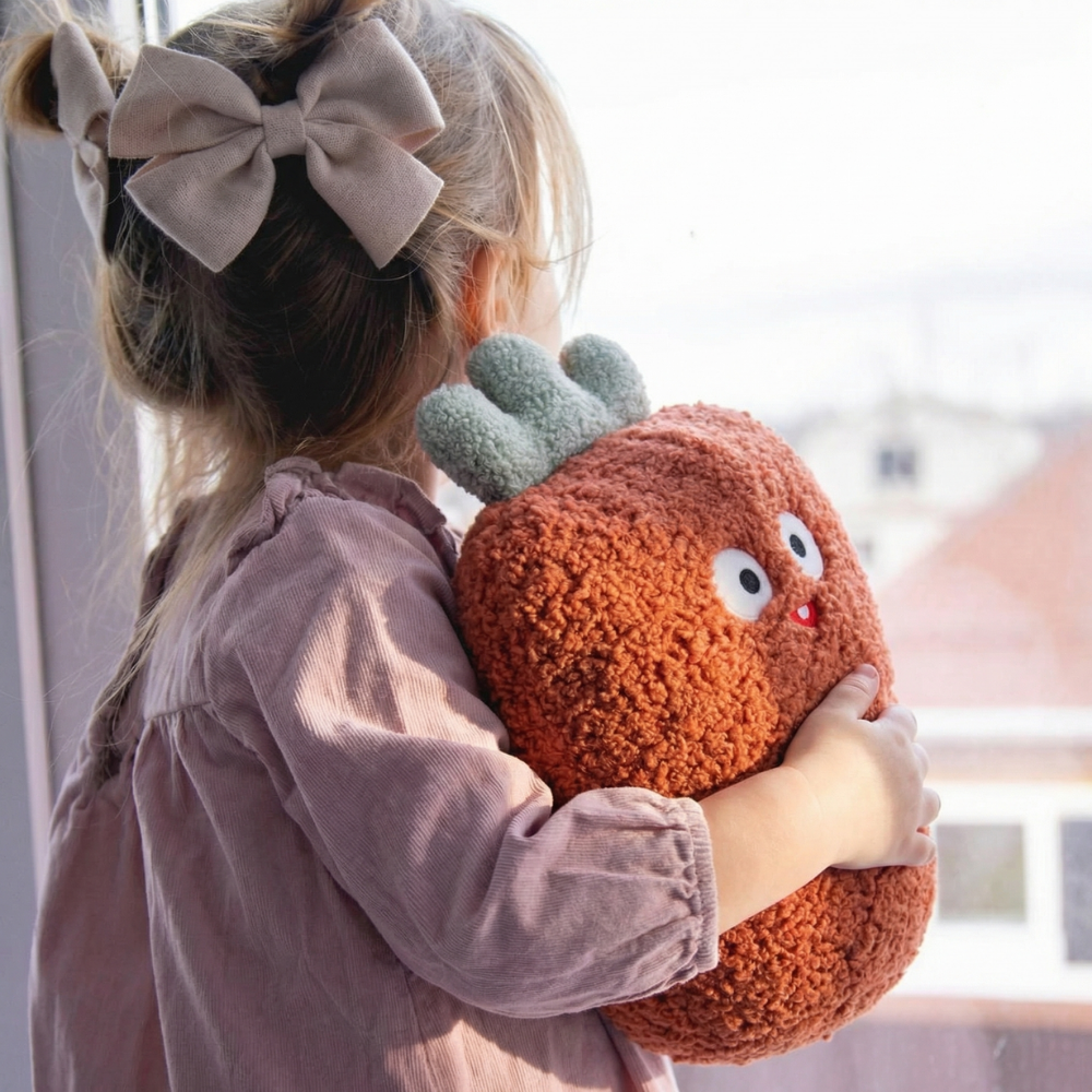 Cozy Carrot Plush Toy for Kids — Clean Quality Companion