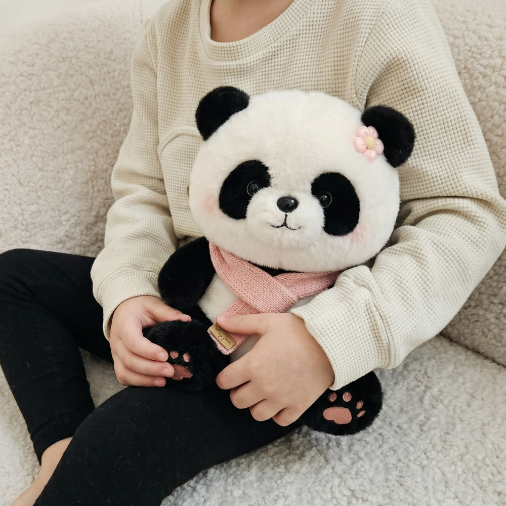 NuzzlePanda Scarf Plush Toy  — Calming Quality