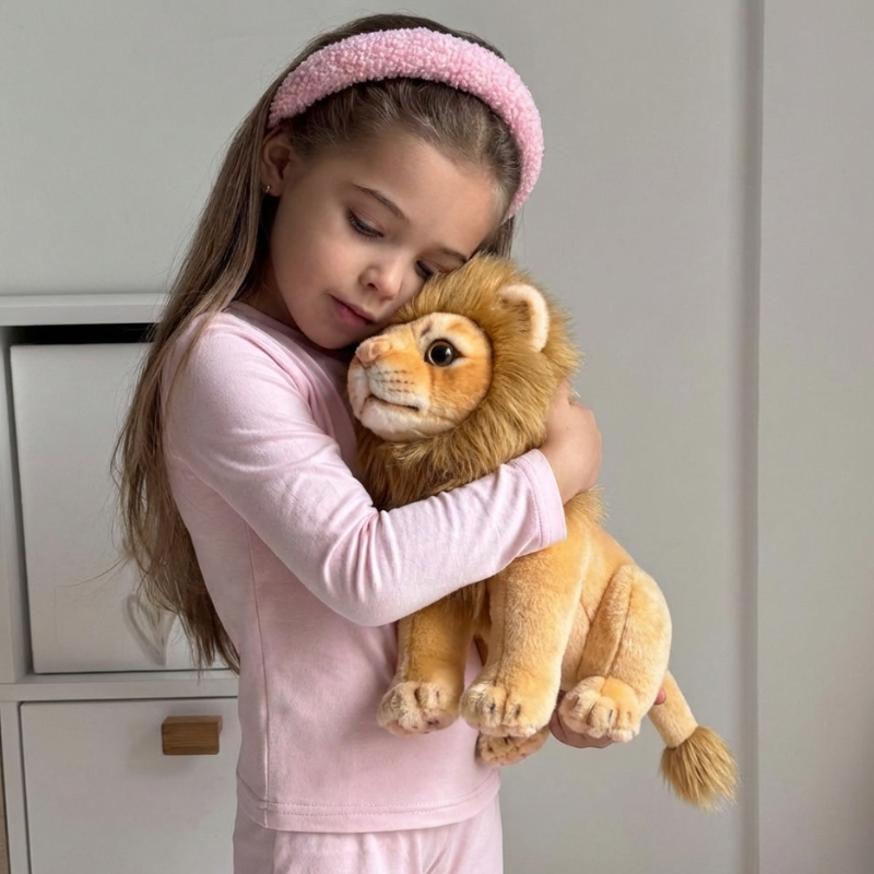 SnugglePals Lion Plush Toy Baby Soft Toy — Calming Quality