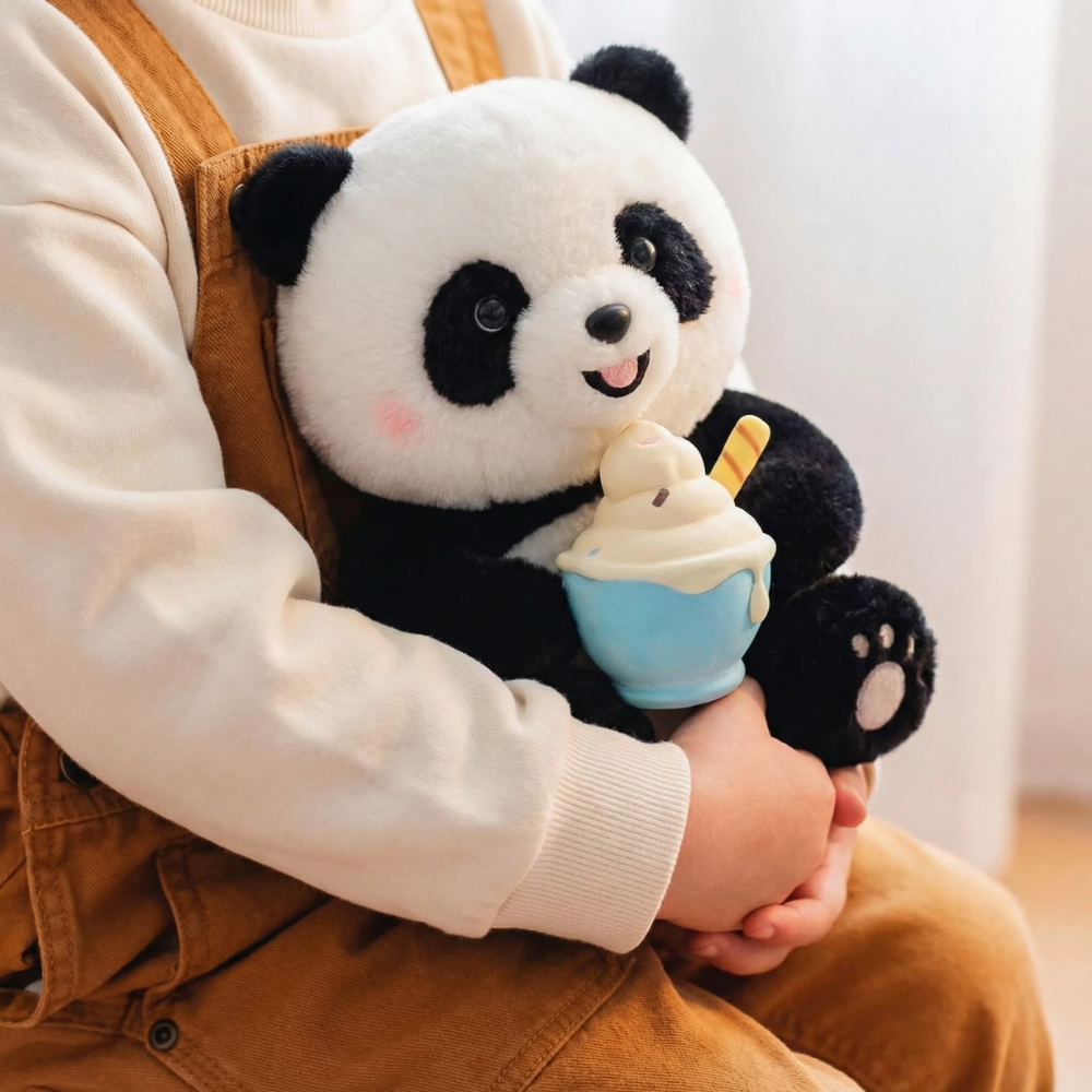 Milo Cuddle Panda Plush Toy — Soft Comfort for Kids