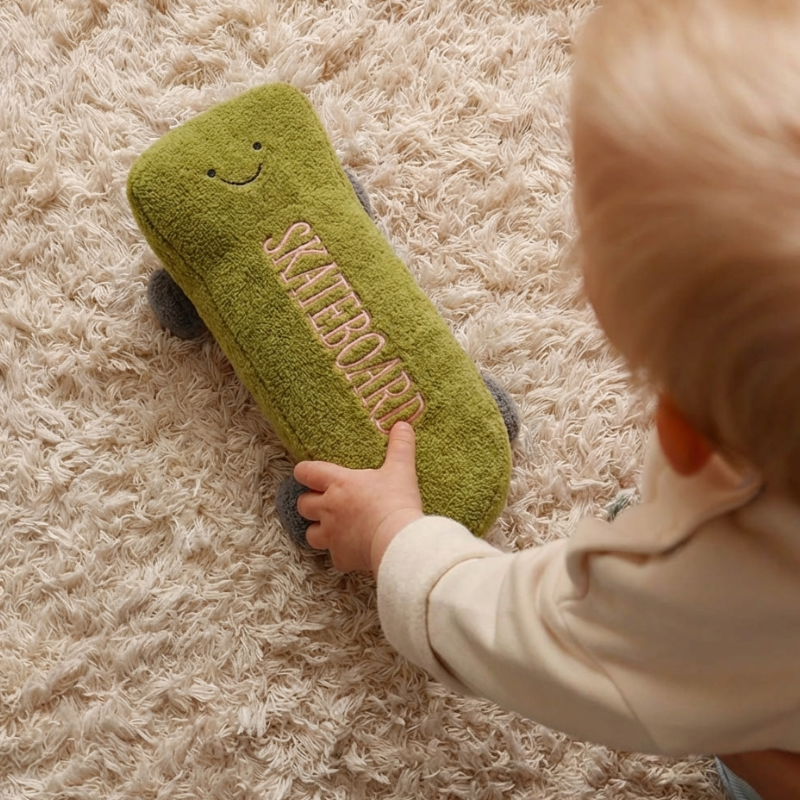 Koda Matcha Skateboard Plush Toy — Soft Comfort Buddy