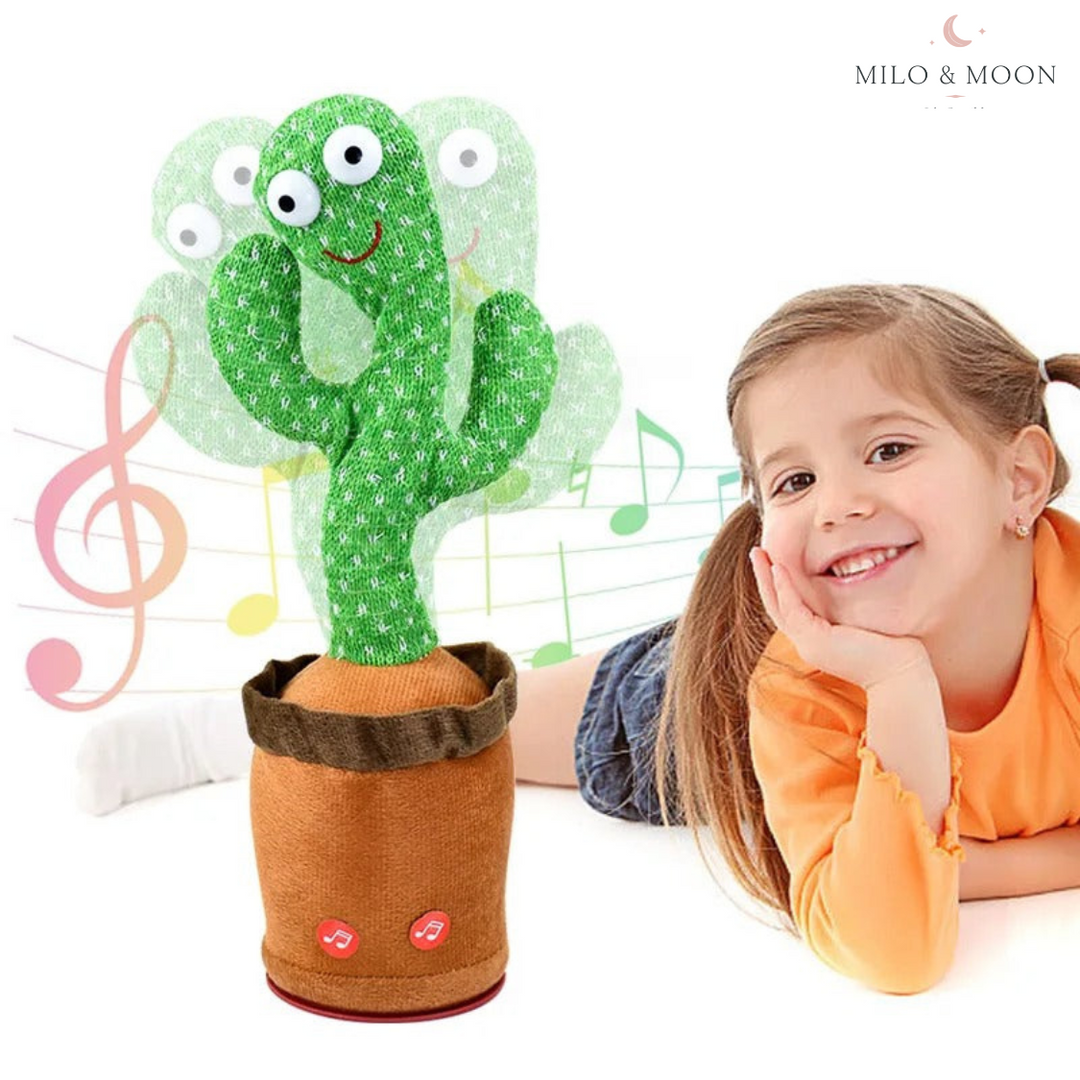 CactusTalk Plush Toy – Talking Dancing Cactus for Kids Modern Fun