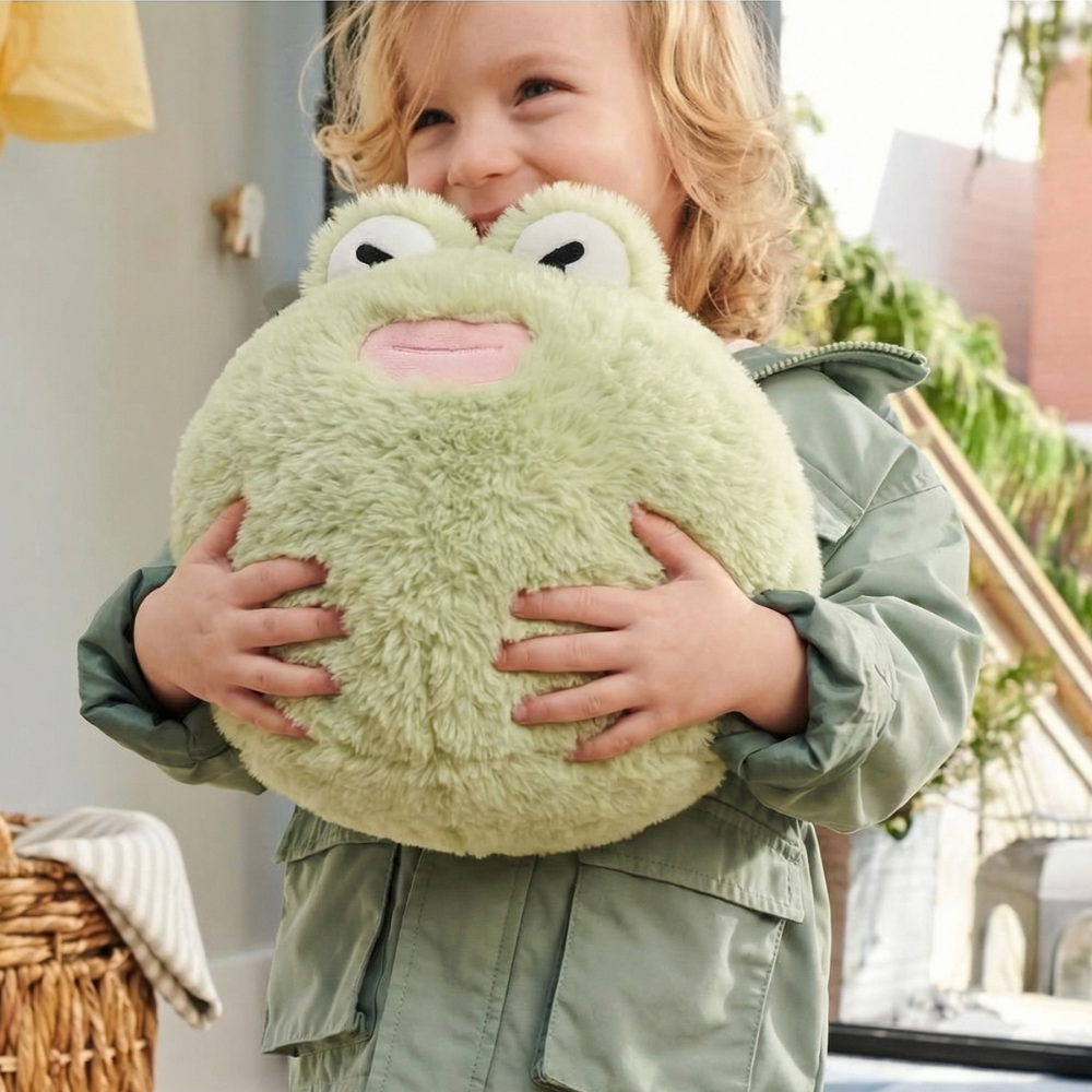 CozyKroak Frog Plush Toy — Clean Quality for Kids
