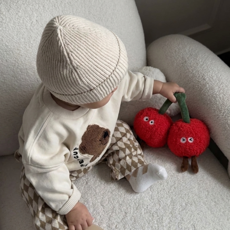 Cherry Twins Clean Plush Toy — Modern Quality Companion
