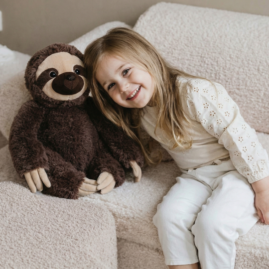 CuddleNest Sloth Plush Toy for Babies and Toddlers — Calming Quality