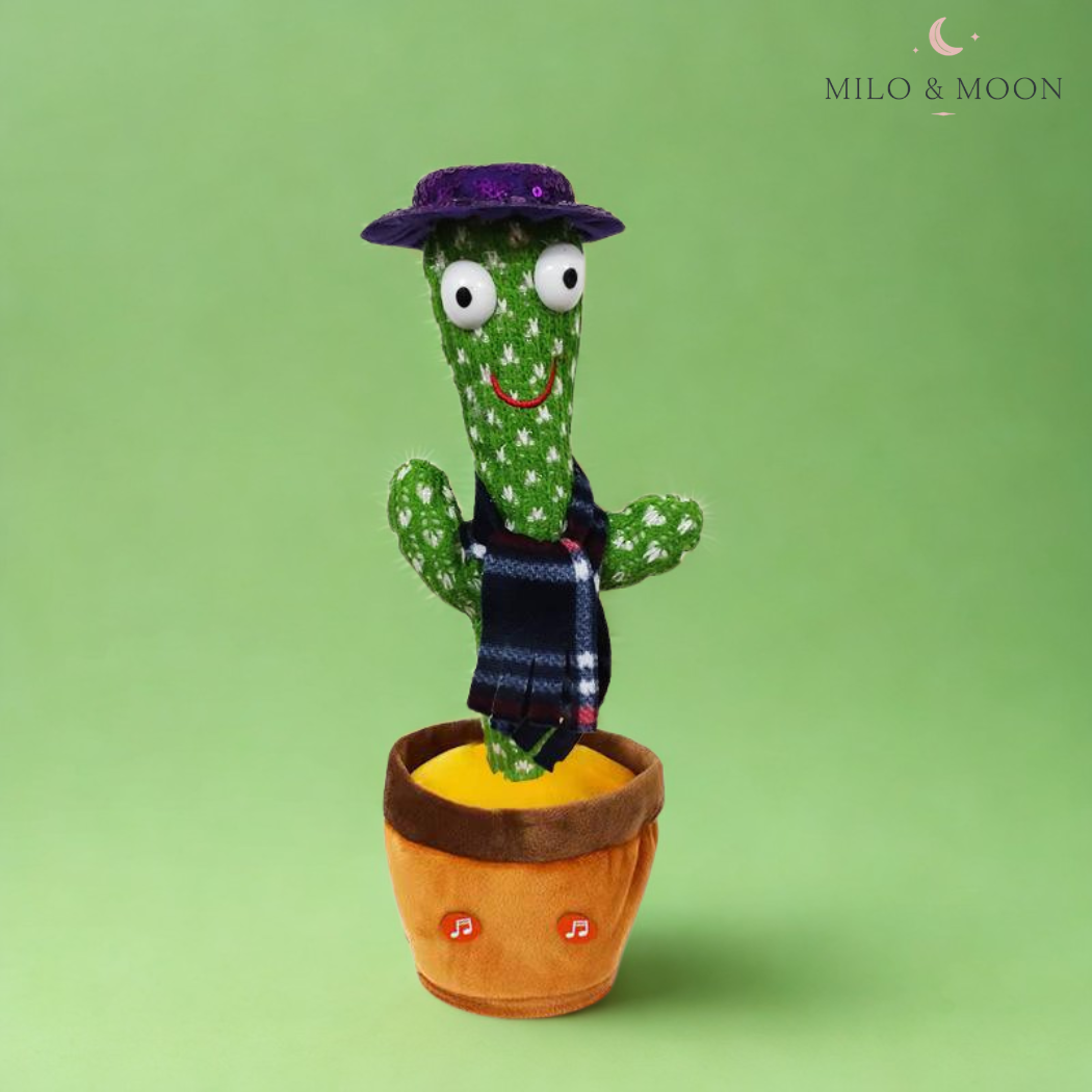 CactusTalk Plush Toy – Talking Dancing Cactus for Kids Modern Fun