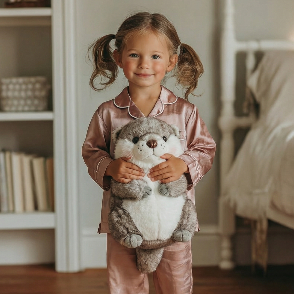 SnuggleHarbor Otter Plush Toy — Clean Modern Quality Buddy