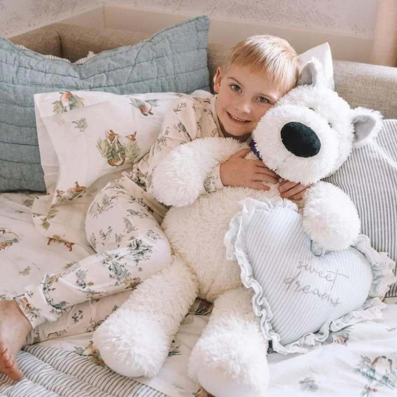 Westie Puppy Comfort Plush Toy — Baby Plush Toy Snuggle Companion