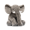 Modern Trunk Elephant Plush Toy — Clean Calming Comfort