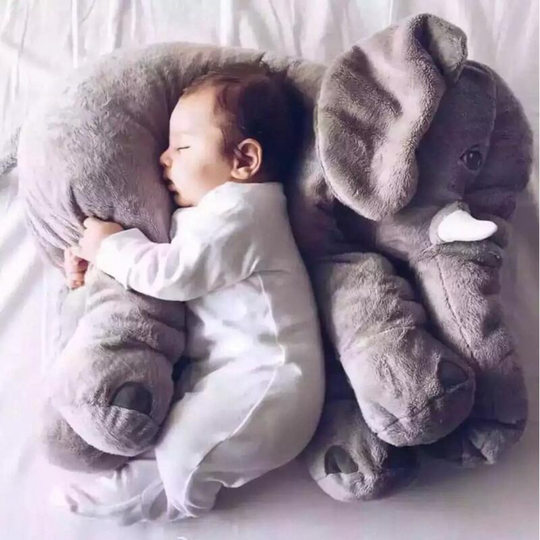 Modern Trunk Elephant Plush Toy — Clean Calming Comfort