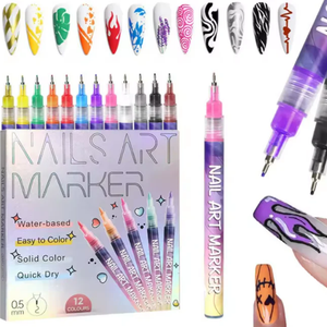 Kids Nail Art Pens  Washable Nail Kit for Mes — Free Creative Fun