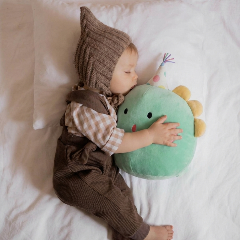 Cleo Cozy Dino Plush Toy — Baby Plush Toy for Calming Quality