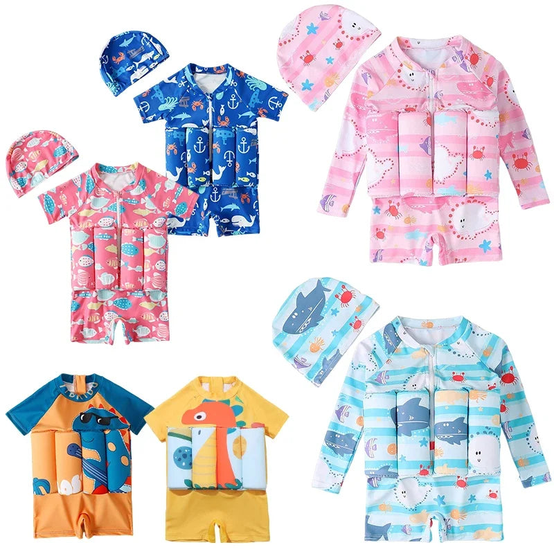 CoastBuddy Kids Swim Float Suit — Safe Confident Water Play