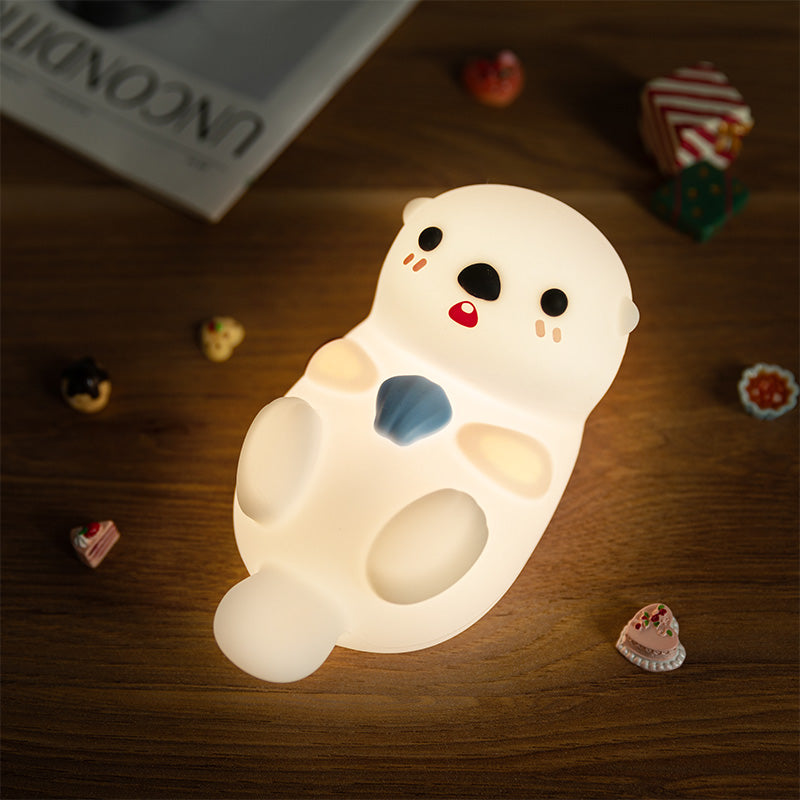 GlowFriends Otter Tap Kids Night Light — Clean Calming Glow