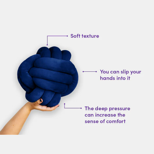 Plush Knot Pillow — Soft Huggable Cushion | 9" / 11"