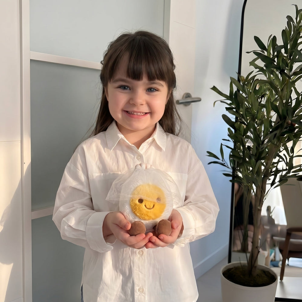 EggBuddy – Soft Egg Character Plush with Costume Design
