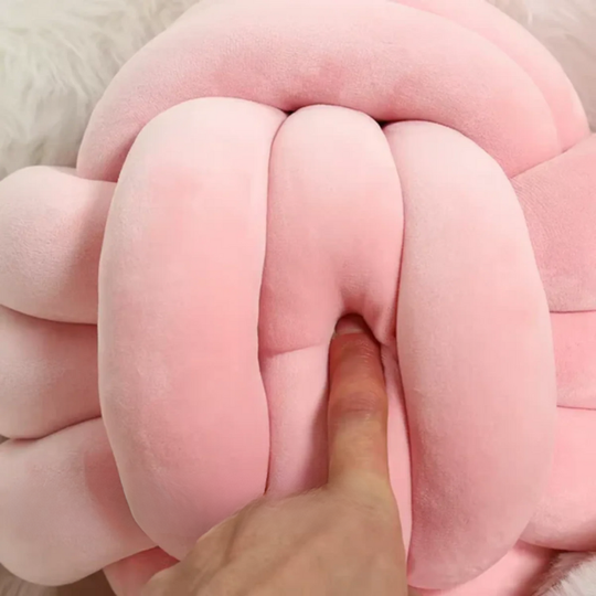 Plush Knot Pillow — Soft Huggable Cushion | 9" / 11"