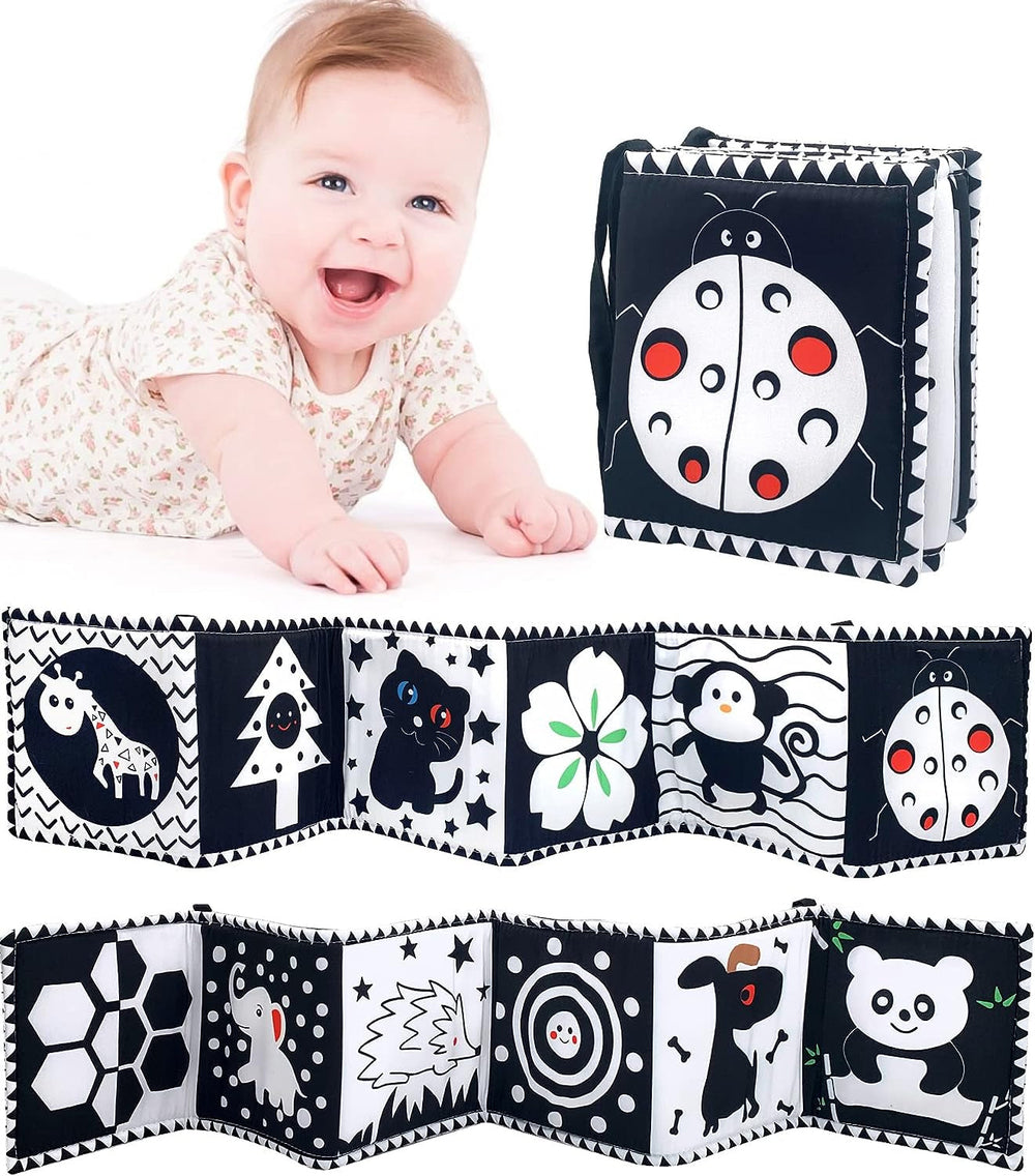 ContrastNest High Contrast Baby Sensory Book — Calm Visual Learning
