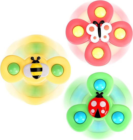 TwirlNest Baby Spinner Suction Toy Set — Calm Sensory Play