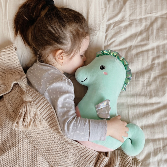 OceanSnug Seahorse Plush Toy — Soft Comfort Companion