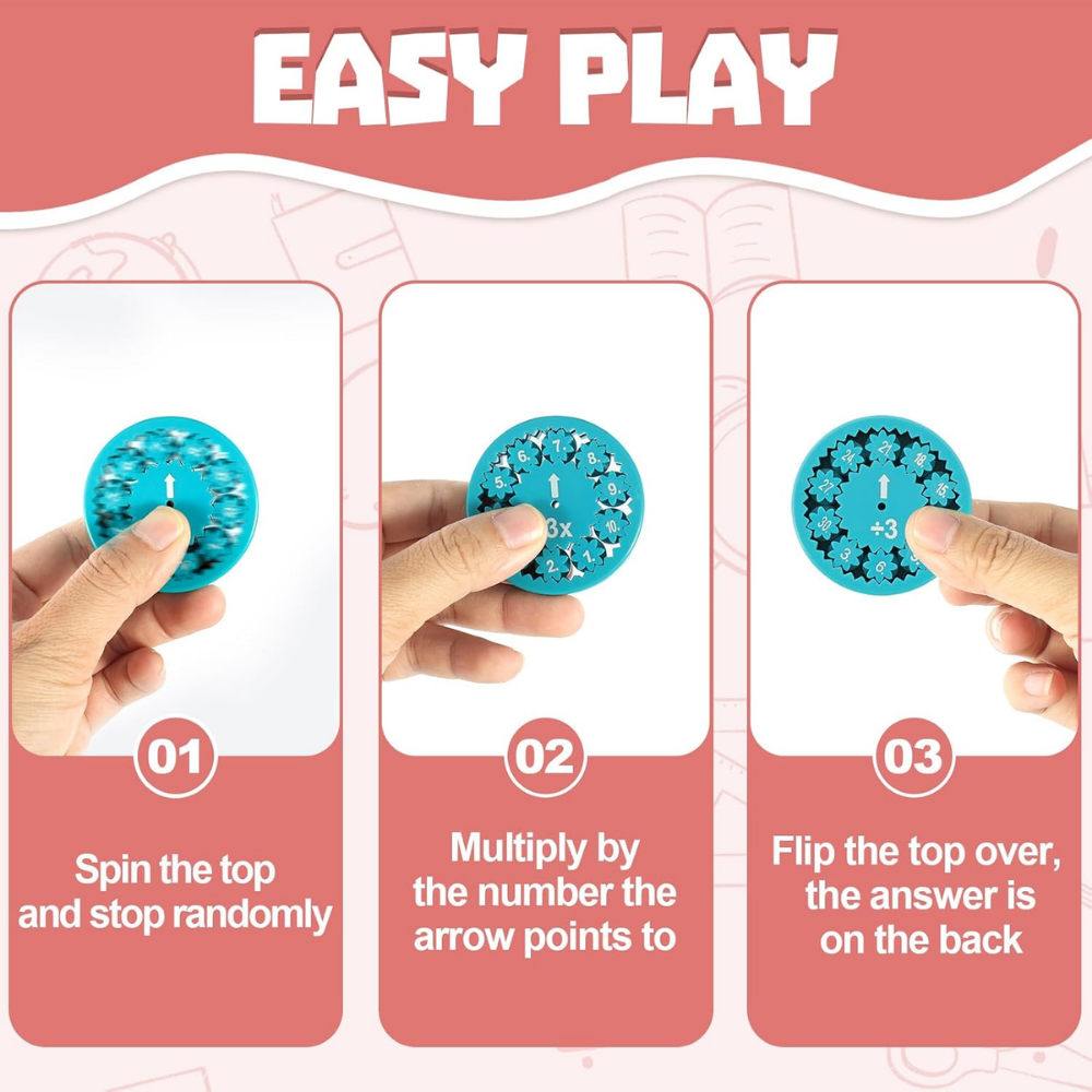 NumiSpin Learning Fidget Toy — Calm Focus Math Fun
