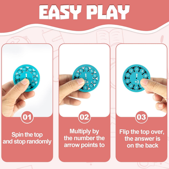 NumiSpin Learning Fidget Toy — Calm Focus Math Fun