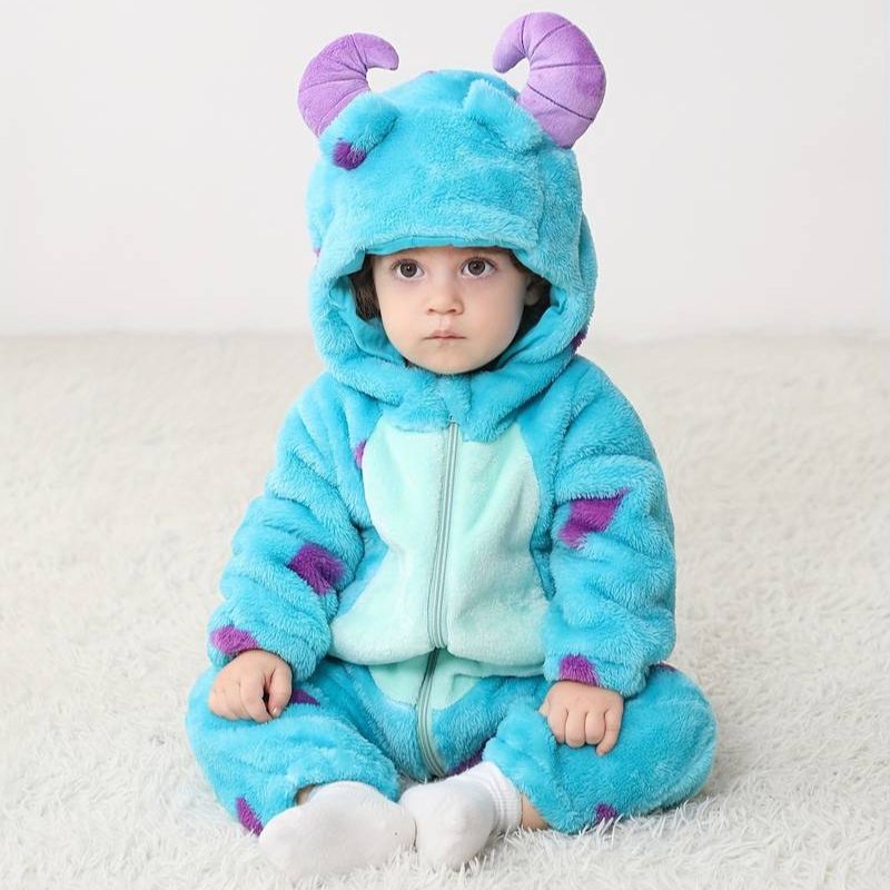 SnuggleSafari Animal Romper Baby Onesie — Modern Comfort