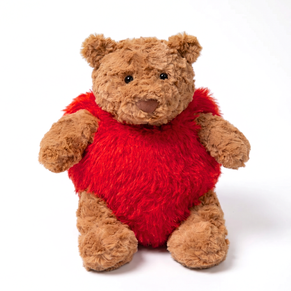 DressyCuddle – Teddy Bear Plush with Soft Outfit Design