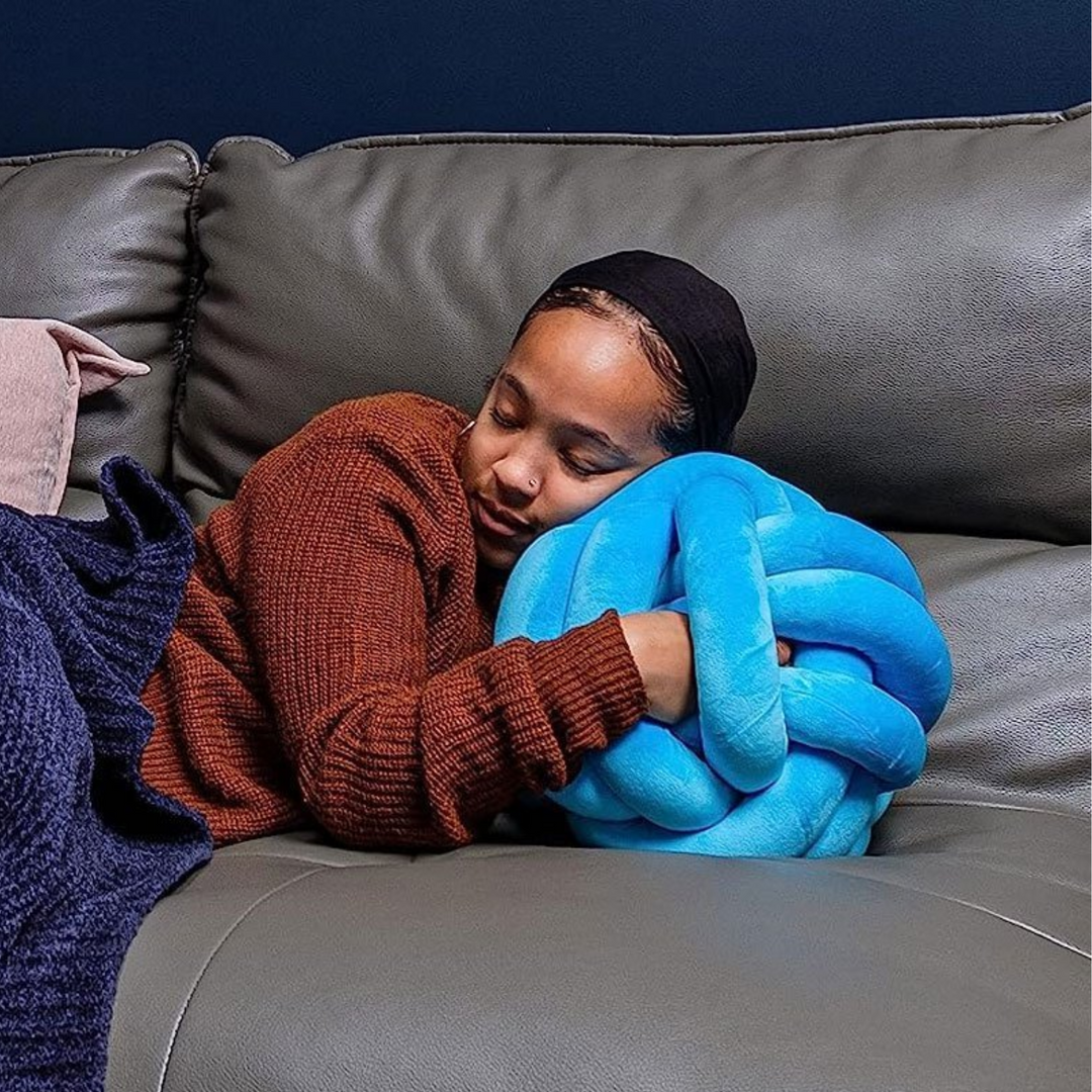 Plush Knot Pillow — Soft Huggable Cushion | 9" / 11"