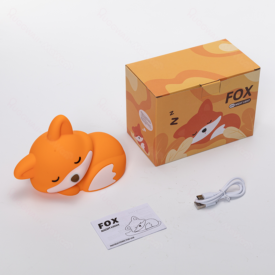Sleepy Fox Glow Kids Night Light — Clean Calming Quality