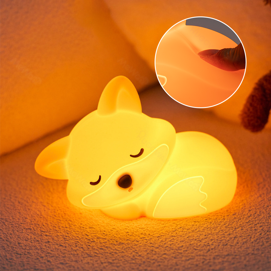 Sleepy Fox Glow Kids Night Light — Clean Calming Quality