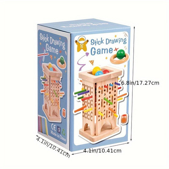 Lumi TimberStack Wooden Balance Game — Calm Learning Play