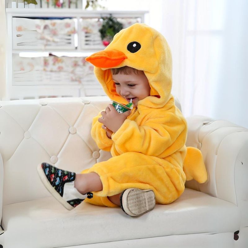 SnuggleSafari Animal Romper Baby Onesie — Modern Comfort