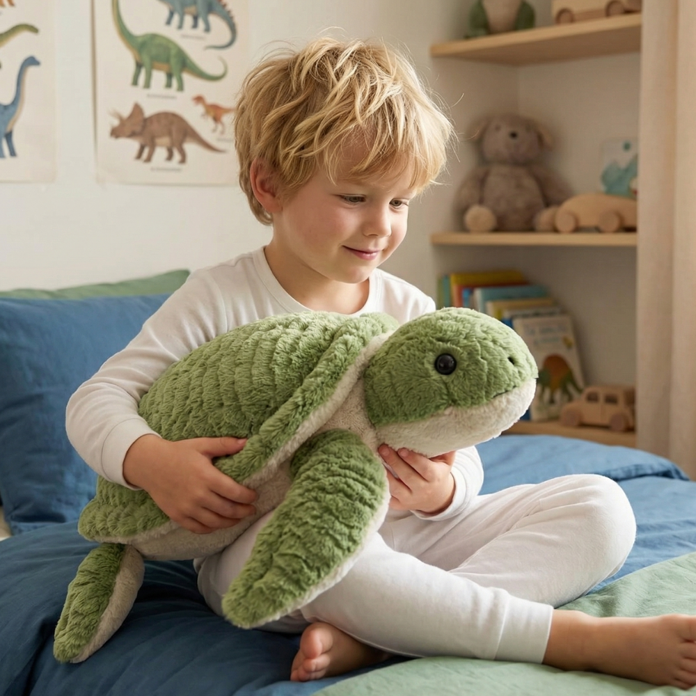 Cicimi SleepyShell Turtle Plush Toy — Modern Comfort Friend