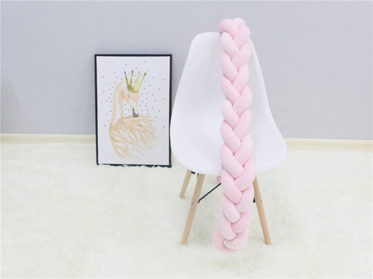 SnugNest Braided Crib Bumper – Baby Crib Bumper Comforting Sleep