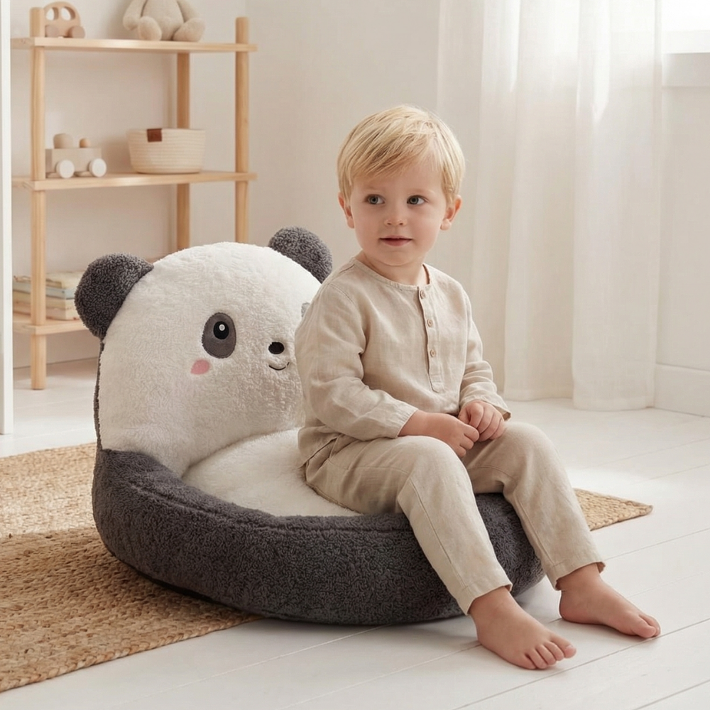 LumaPanda Plush Cushion Toy — Modern Quality for Kids