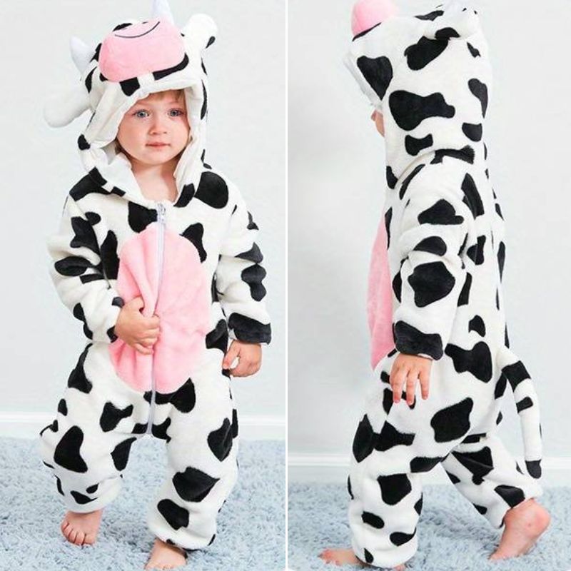 SnuggleSafari Animal Romper Baby Onesie — Modern Comfort