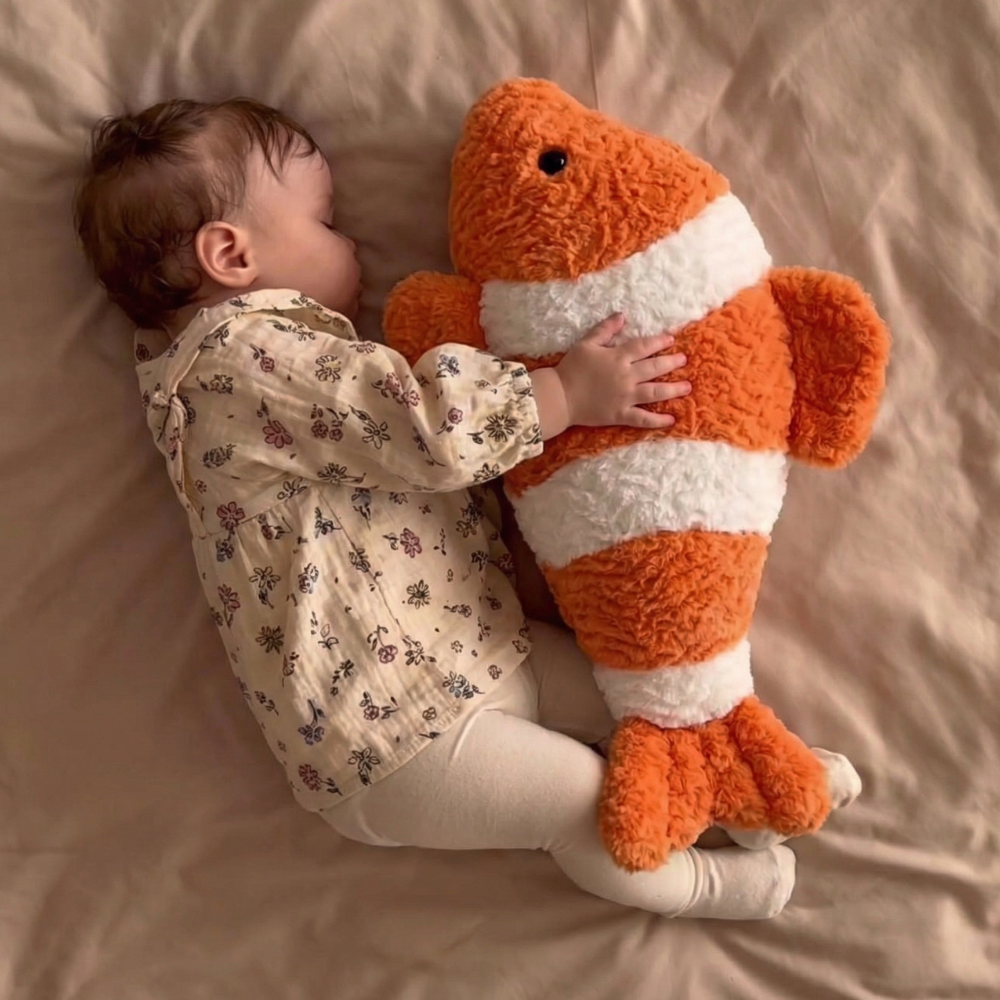OceanBuddy Baby Fish Plush Toy — Calming Cuddle Comfort