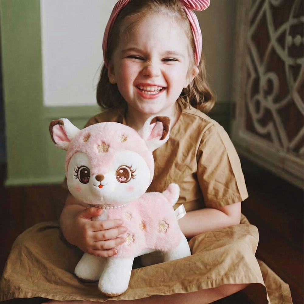 Elodie Gentle Deer Plush Toy — Modern Calming Quality
