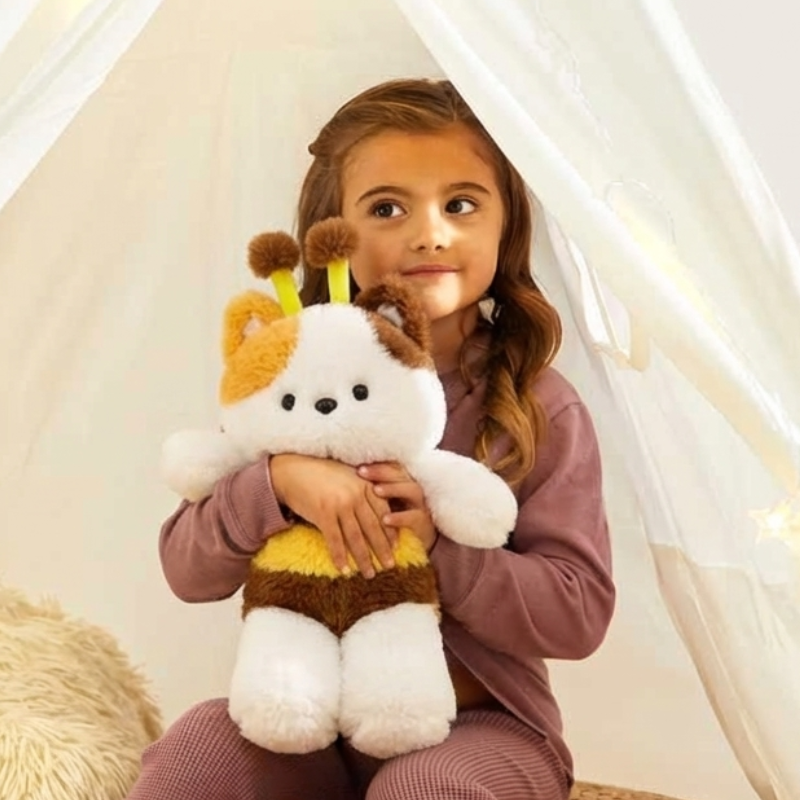 CuddleBee Kitty Plush Toy — Clean Quality for Kids