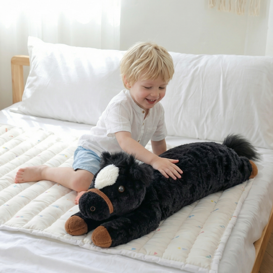 Cicimi DreamRest Horse Plush Toy — Clean, Modern Comfort for Kids