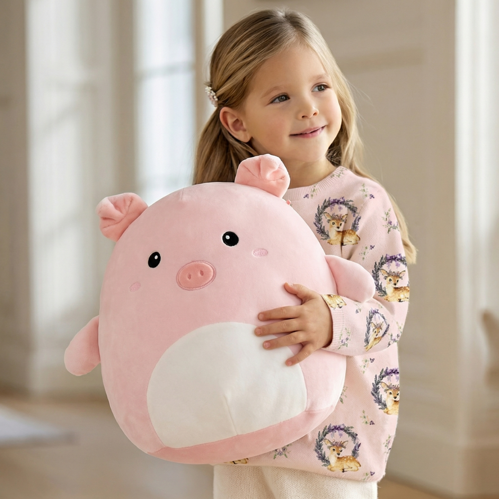 SnuggleNest Pig Plush Toy — Clean Modern Comfort Friend