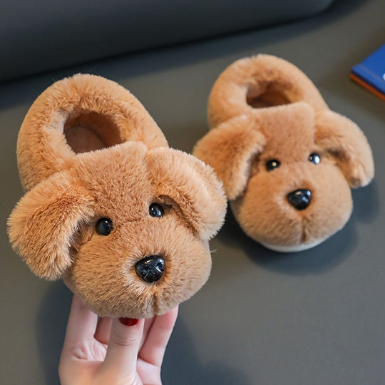 PawBuddy Cozy Pup Kids Slippers — Warm Safe Quality
