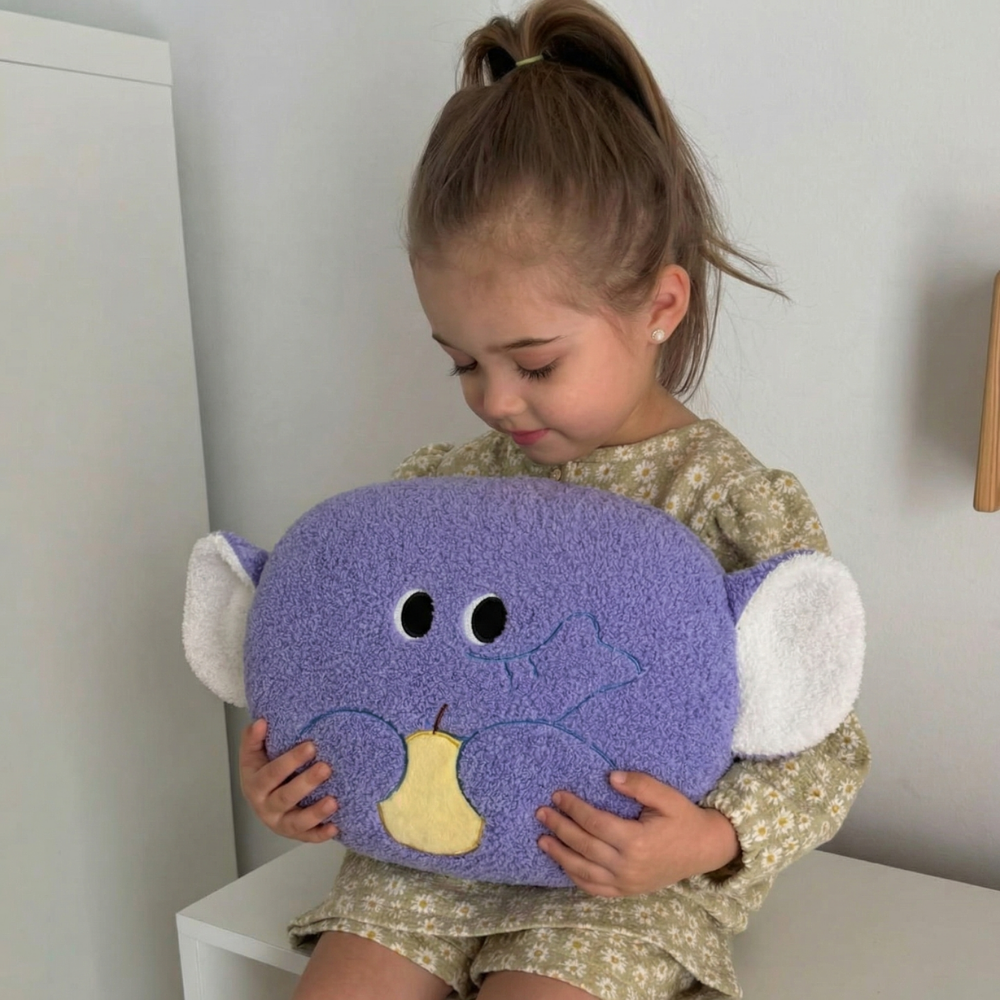 Moonlit Ellie Elephant Plush Toy Kids — Modern Calming Comfort