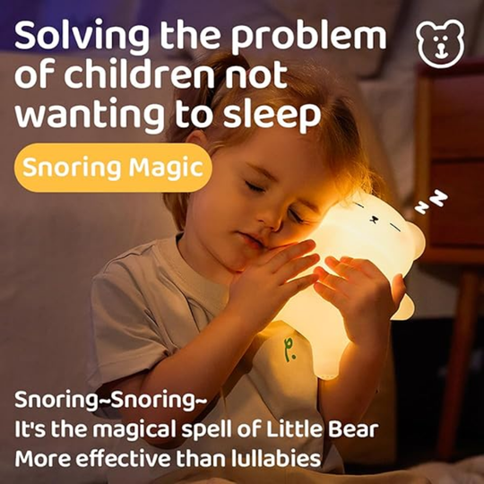 SnuggleBear Glow Baby Night Light — Clean, Calming Comfort